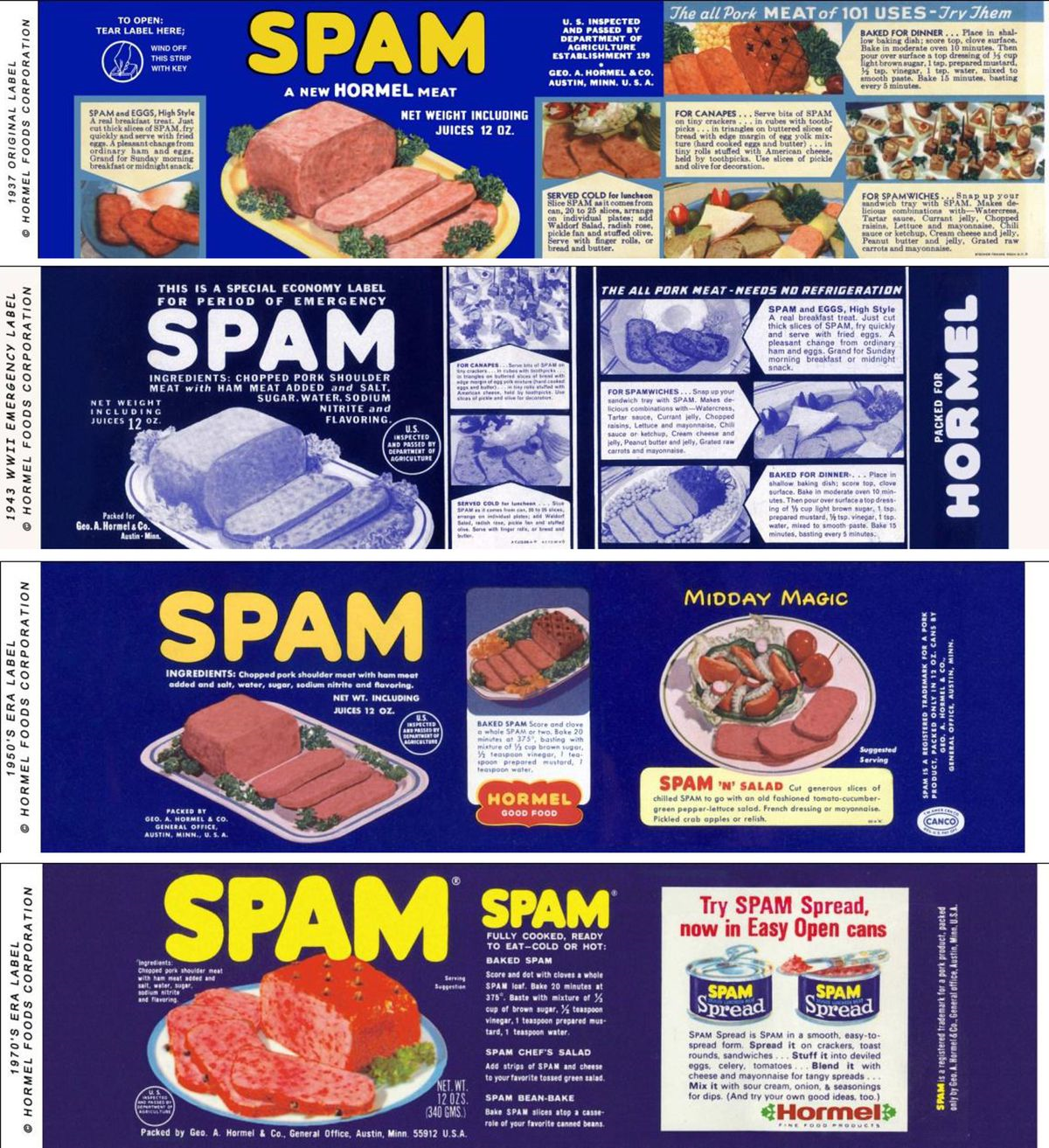 spam labels